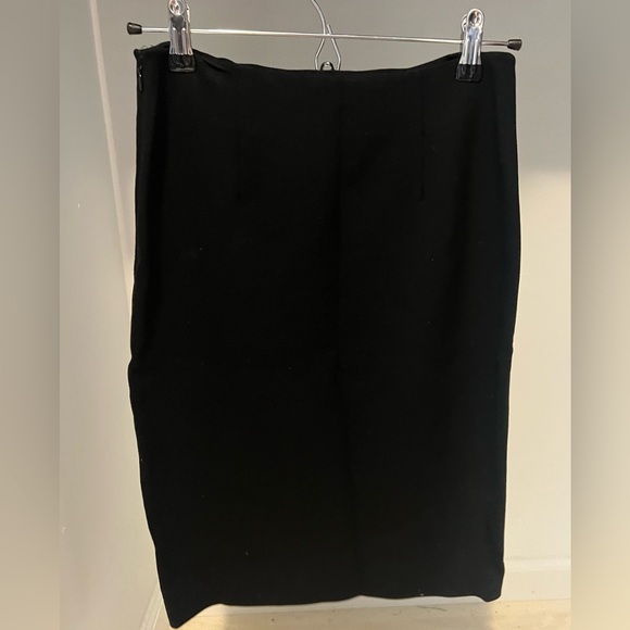 Diane von Furstenberg DVF black/grey leopard print pencil skirt - Picture 2 of 3